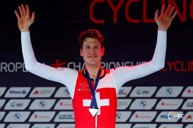 European Championships Munich 2022 - 2022 UEC Road Elite European Championships - Men's ITT - 17/08/2022 - Stefan Kung (SUI) - photo Luca Bettini/UEC/SprintCyclingAgency?2022